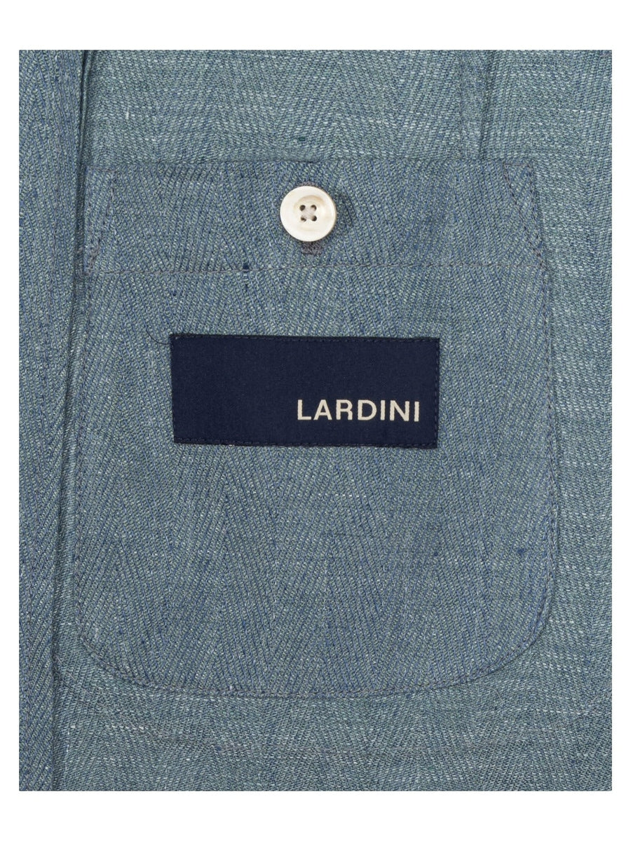 Giacca due bottoni in lino-Lardini-Giacche-Vittorio Citro Boutique