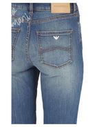 Jeans con Scritta Logo Posteriore Slim Fit-Emporio Armani-Jeans-Vittorio Citro Boutique