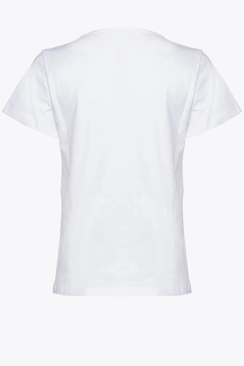 T-SHIRT RICAMO CILIEGIE-Pinko-T-shirt-Vittorio Citro Boutique