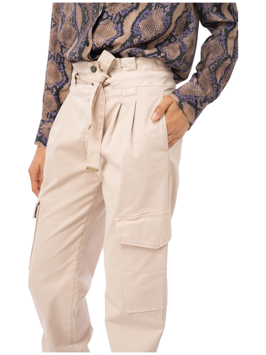 Coperto Pantalone in raso stetch-Pinko-Pantaloni-Vittorio Citro Boutique