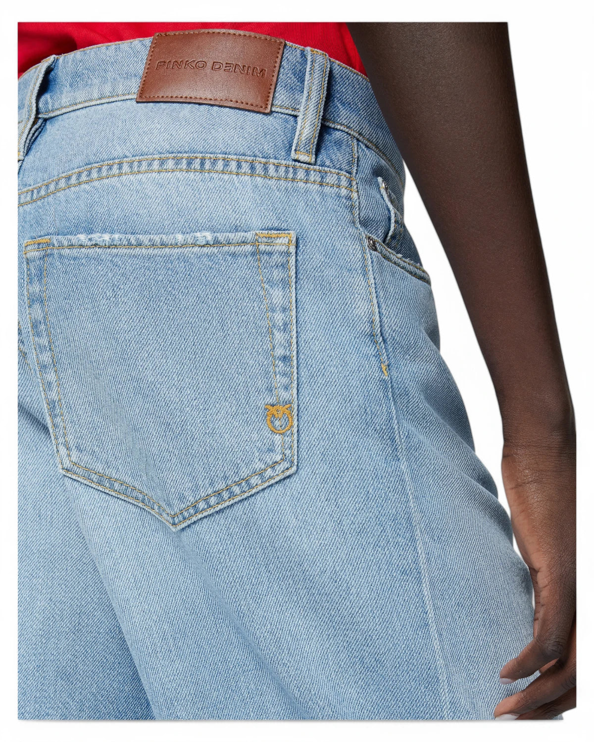 Jeans Egg-Fit Ampi e Sfrangiati-Pinko-Jeans-Vittorio Citro Boutique