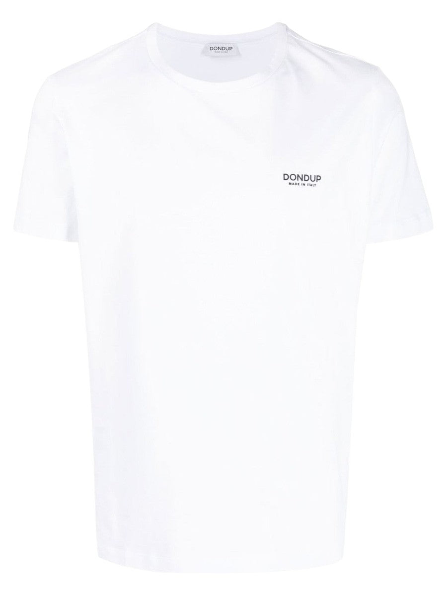 T-shirt in Cotone con Stampa Logo-Dondup-T-shirt-Vittorio Citro Boutique