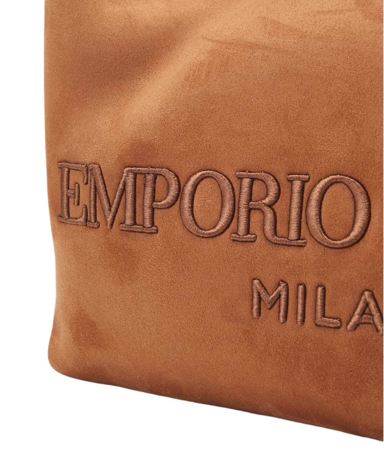 Borsa Shopper in Ecomontone con Logo-Emporio Armani-Borse a mano-Vittorio Citro Boutique