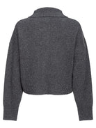 Maglione a Coste con Mezza Zip Caveau-Pinko-Maglieria-Vittorio Citro Boutique