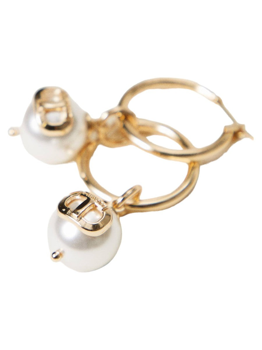 Orecchini ad anello con perla e Oval T-Twinset-Orecchini-Vittorio Citro Boutique