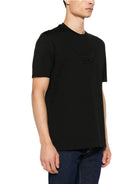 T-shirt girocollo in jersey di cotone-Emporio Armani-T-shirt-Vittorio Citro Boutique