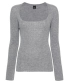 Maglia a Coste Cymric in Lana e Cashmere-Pinko-Maglieria-Vittorio Citro Boutique