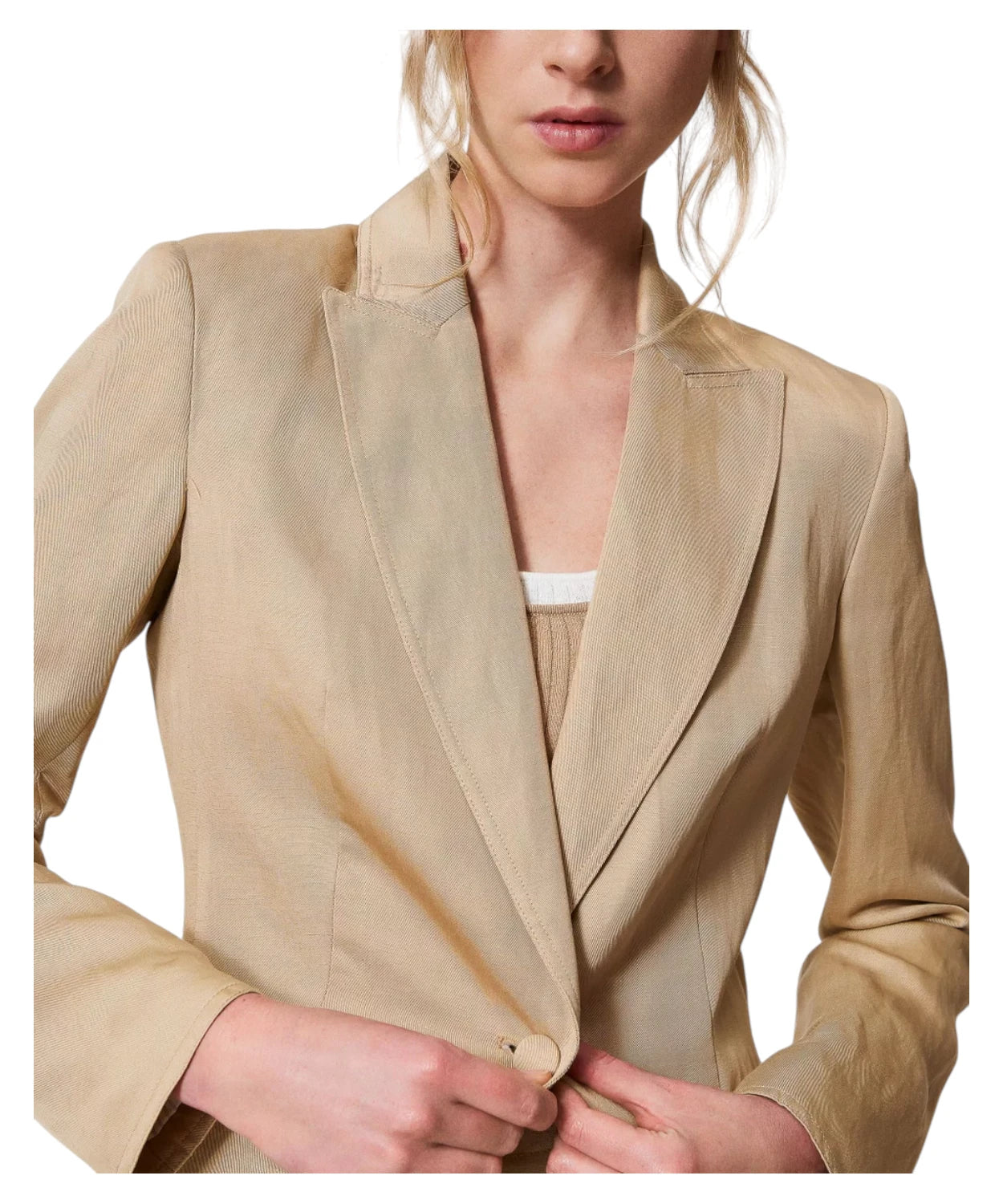 Giacca Blazer Monopetto-Twinset-Giacche-Vittorio Citro Boutique