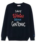 Maglione Heron "Save Water Drink Gintonic"-Mc2 Saint Barth-Maglieria-Vittorio Citro Boutique