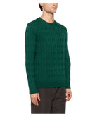 Maglione Girocollo Regent in Misto Cashmere Verde-Mc2 Saint Barth-Maglieria-Vittorio Citro Boutique