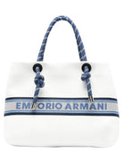 Borsa Tote Emporio Armani con Ricamo e Pouch Rimovibile-Borse a mano-Emporio Armani-Vittorio Citro Boutique