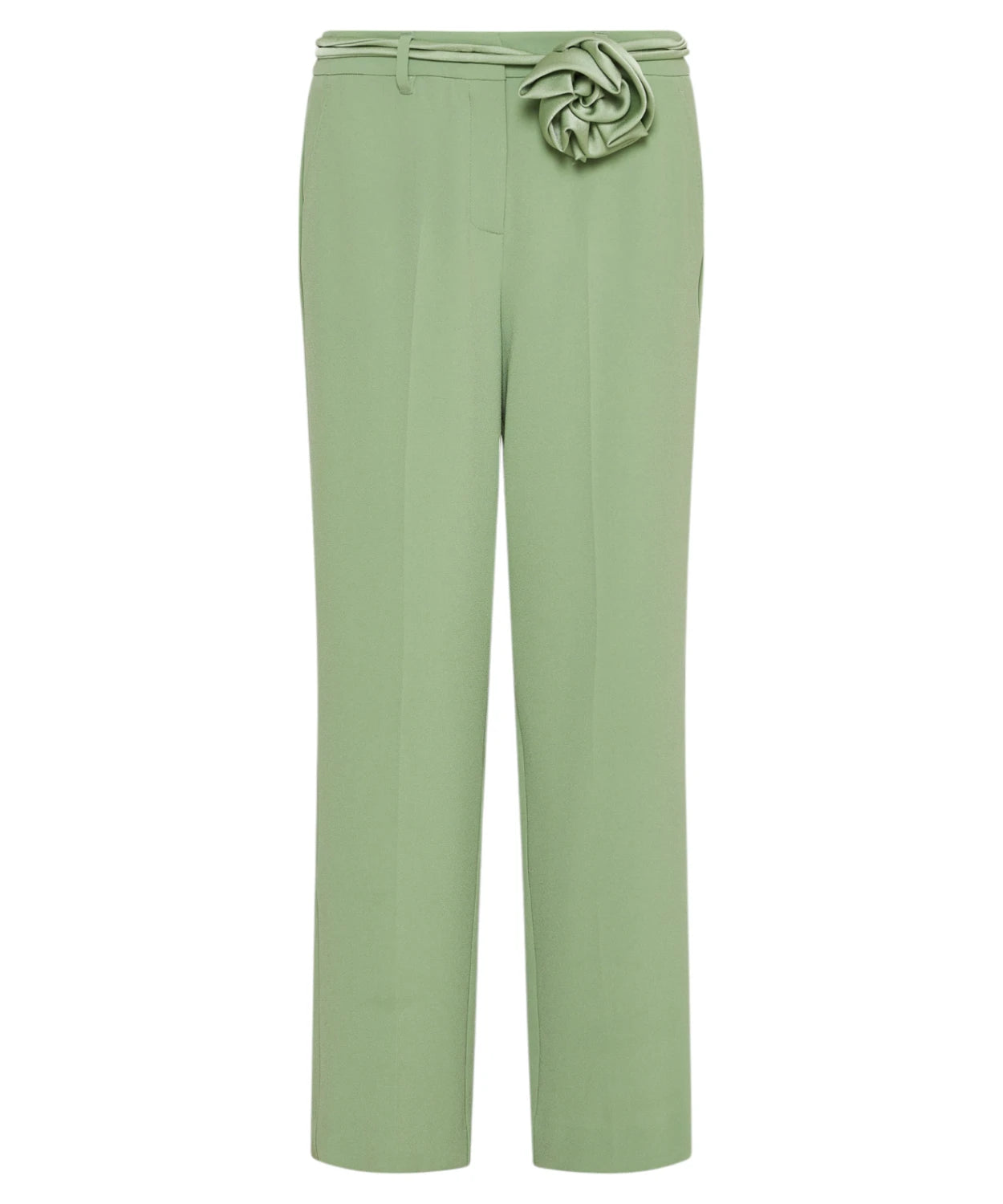 Pantalone Chino in Crêpe Envers Satin-Pantaloni-Marella-Vittorio Citro Boutique