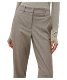 Pantaloni Brown in Flanella Stretch-Marella-Pantaloni-Vittorio Citro Boutique