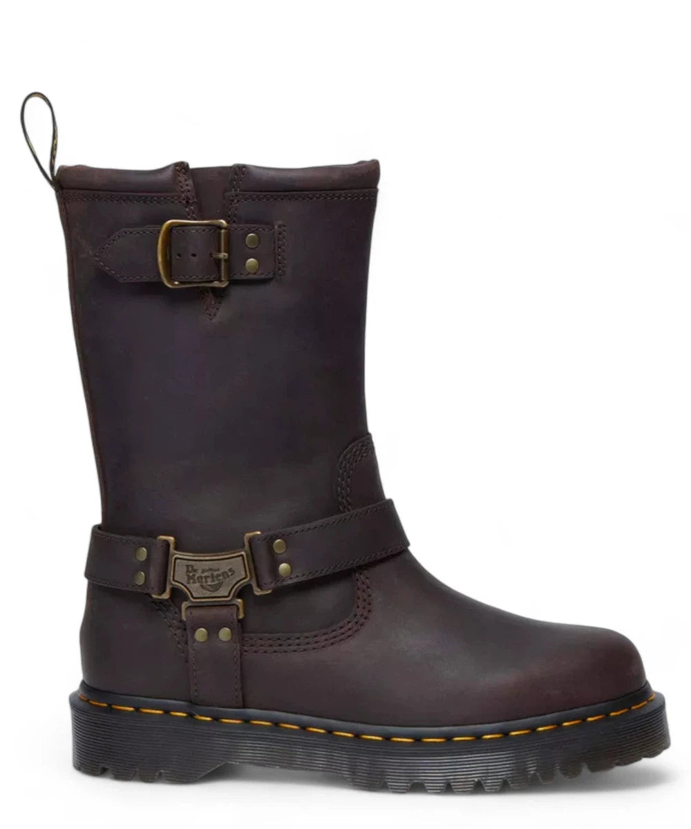 Stivali Alti Biker Anistone Hi in Pelle-Dr. Martens-Stivali-Vittorio Citro Boutique