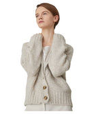 Cardigan Dumbo in Mohair con Paillettes e Collo a Scialle-Marella-Maglieria-Vittorio Citro Boutique