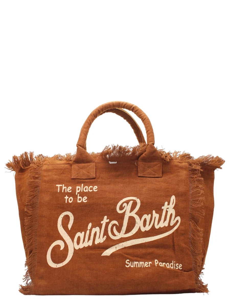 Borsa tote Vanity in lino-Mc2 Saint Barth-Borse a spalla-Vittorio Citro Boutique