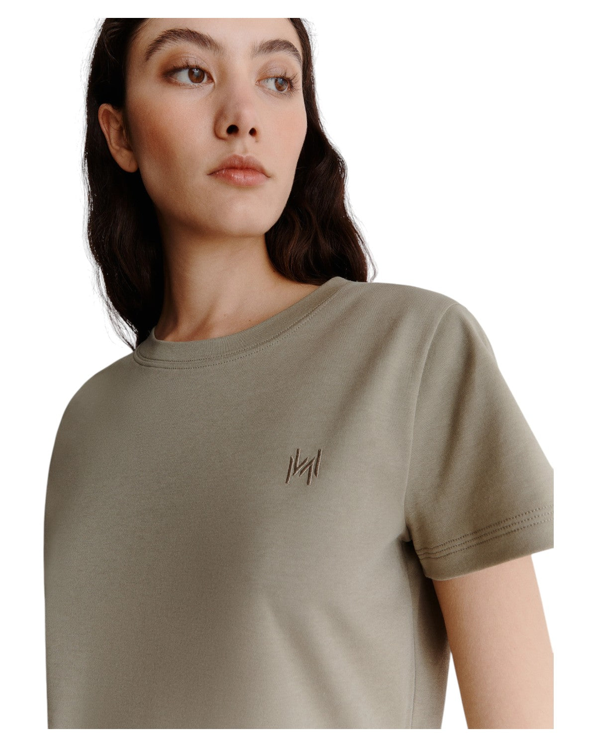 T-shirt in Puro Cotone Luxury con Logo Ricamato-Marella-T-shirt-Vittorio Citro Boutique