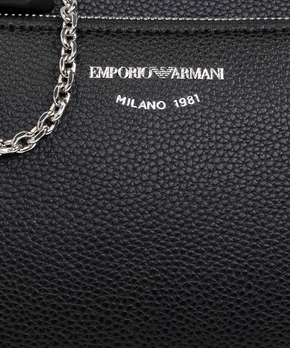 Mini bag doppia a tracolla stampa cervo-Borse a mano-Emporio Armani-Vittorio Citro Boutique