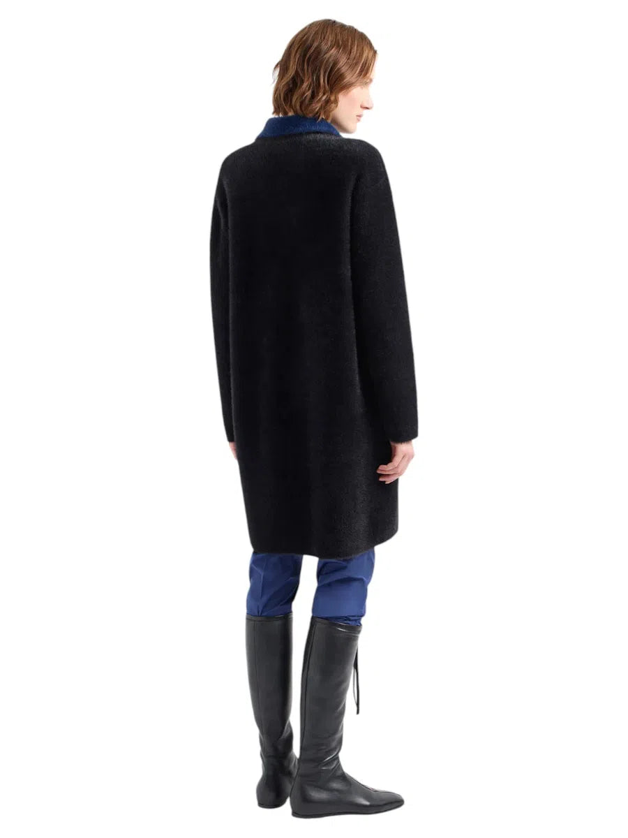 Cappotto Doppiopetto Reversibile in tessuto Mohair-Cappotti-Emporio Armani-Vittorio Citro Boutique