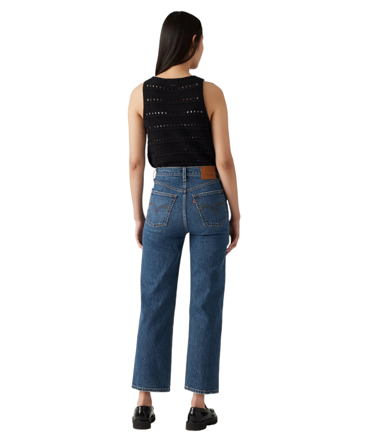 Jeans Levi's Ribcage Straight Alla Caviglia-LEVI'S-Jeans-Vittorio Citro Boutique