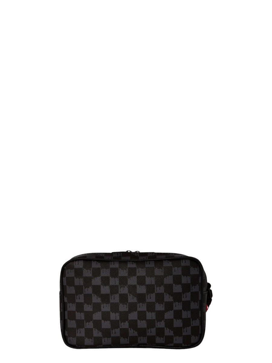 Drip Check Shark Toiletry Brick-Sprayground-Pochette-Vittorio Citro Boutique