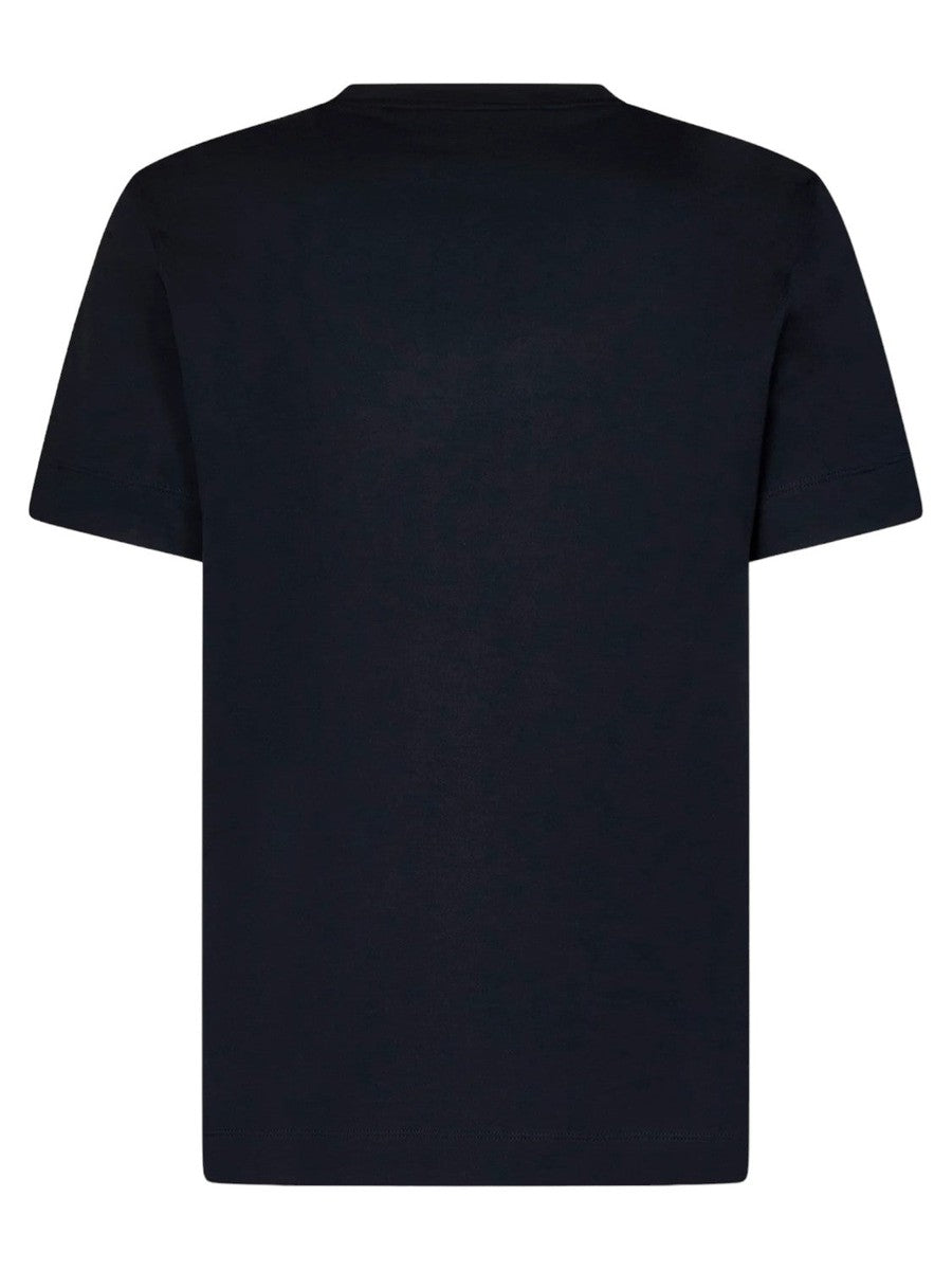 T-shirt girocollo in jersey di cotone-Emporio Armani-T-shirt-Vittorio Citro Boutique