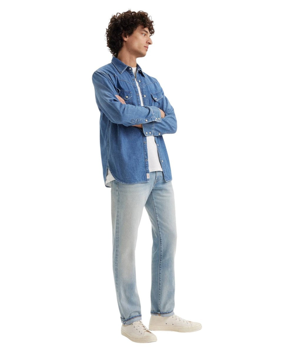 Jeans Levi s 502 Affusolati con Cimosa Denim Giapponese 30 32
