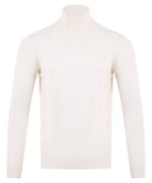 Maglione Dolcevita Bond in Misto Cashmere Bianco-Mc2 Saint Barth-Maglieria-Vittorio Citro Boutique