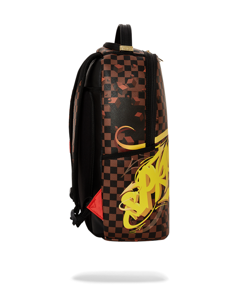 SPRAYGROUND: backpack for man - Gold  Sprayground backpack 910B3490NSZ  online at