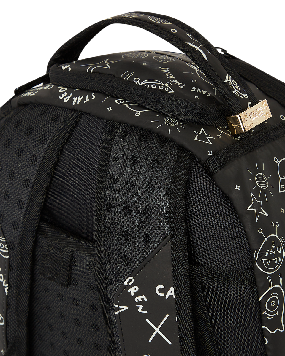 GLOW IN DARK INTERGALACTIC DOODLES DLXS BACKPACK-Sprayground-Zaini-Vittorio Citro Boutique