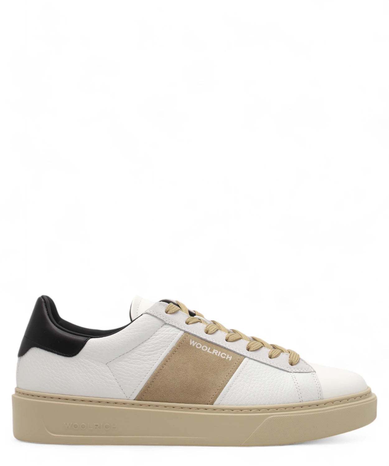 Sneakers in Pelle con Dettagli in Camoscio-Sneakers-Woolrich-Vittorio Citro Boutique