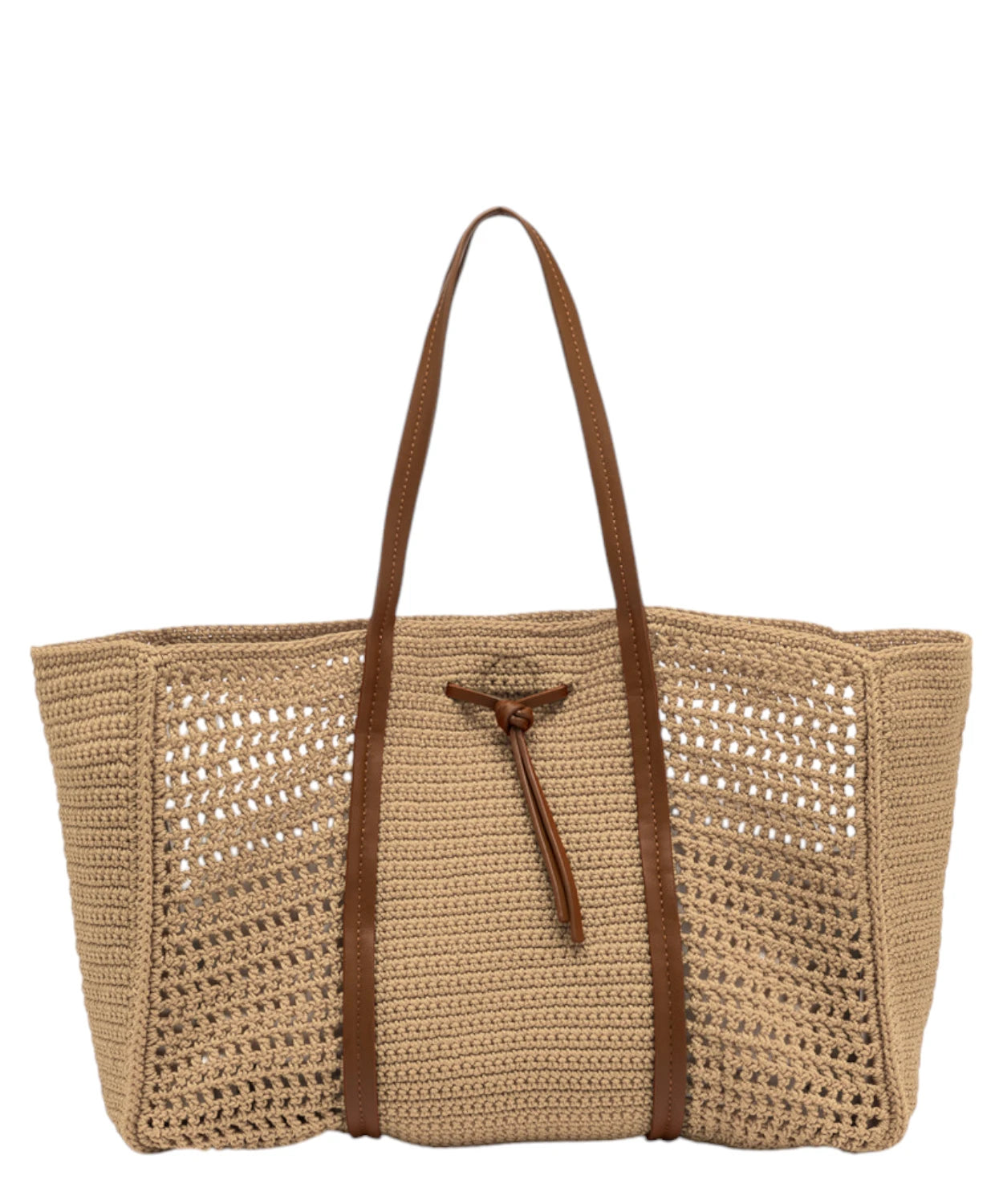 Shopping bag Victoria in tessuto uncinetto-Gianni Chiarini-Borse a spalla-Vittorio Citro Boutique