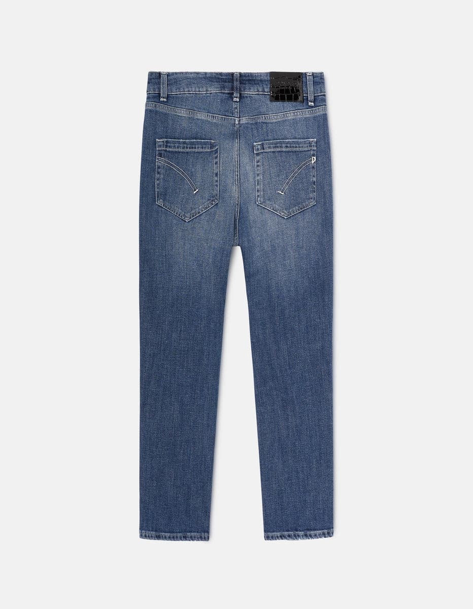 Jeans Koons con piercing-Dondup-Jeans-Vittorio Citro Boutique
