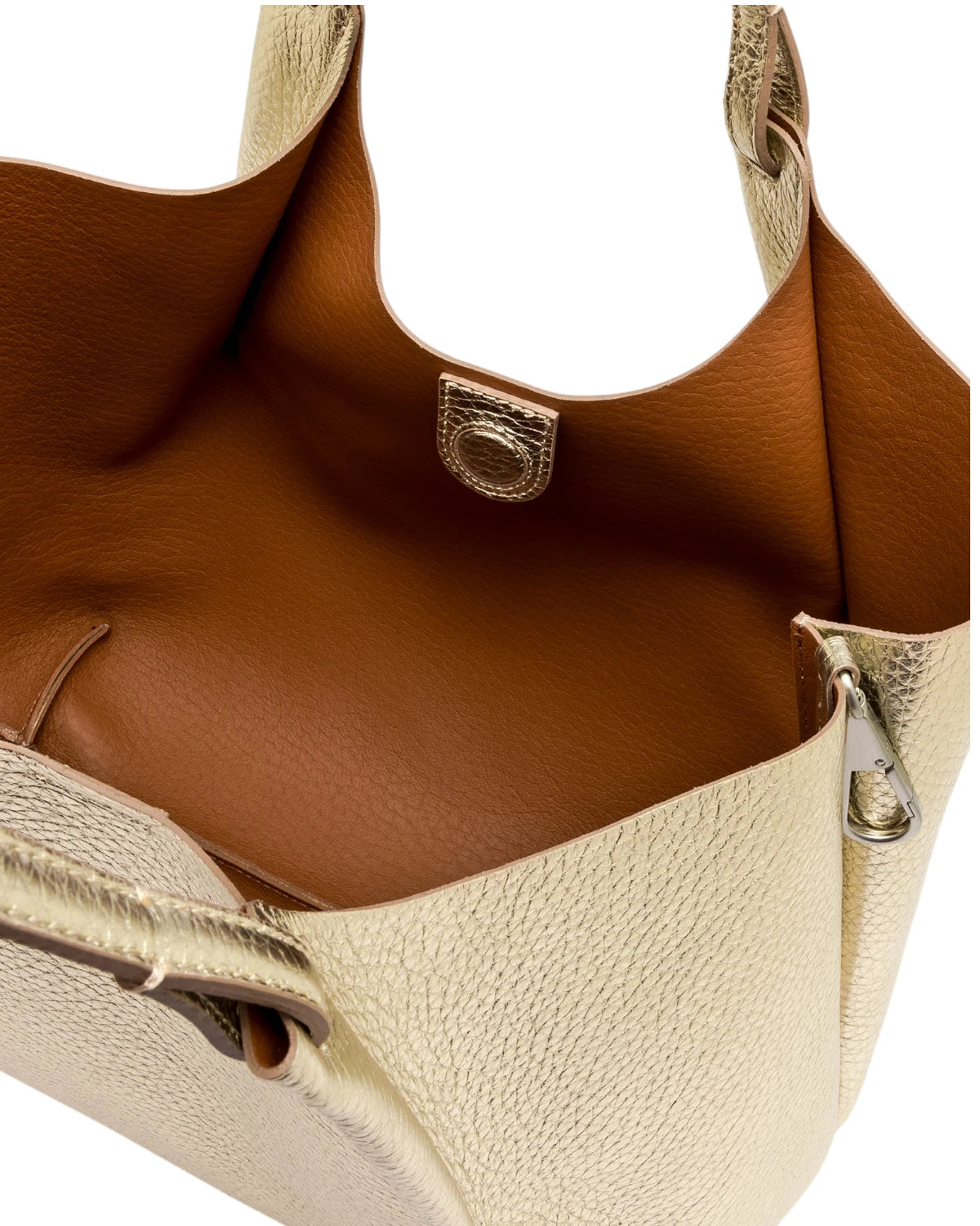 Borsa DUA grande in Pelle Double Grana Maxi-Borse a spalla-Gianni Chiarini-Vittorio Citro Boutique