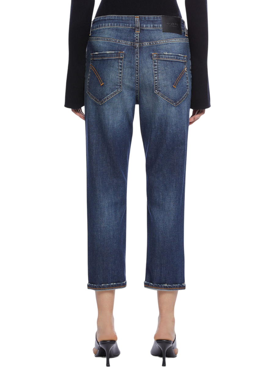 Jeans cropped Koons bottoni gioiello-Dondup-Jeans-Vittorio Citro Boutique