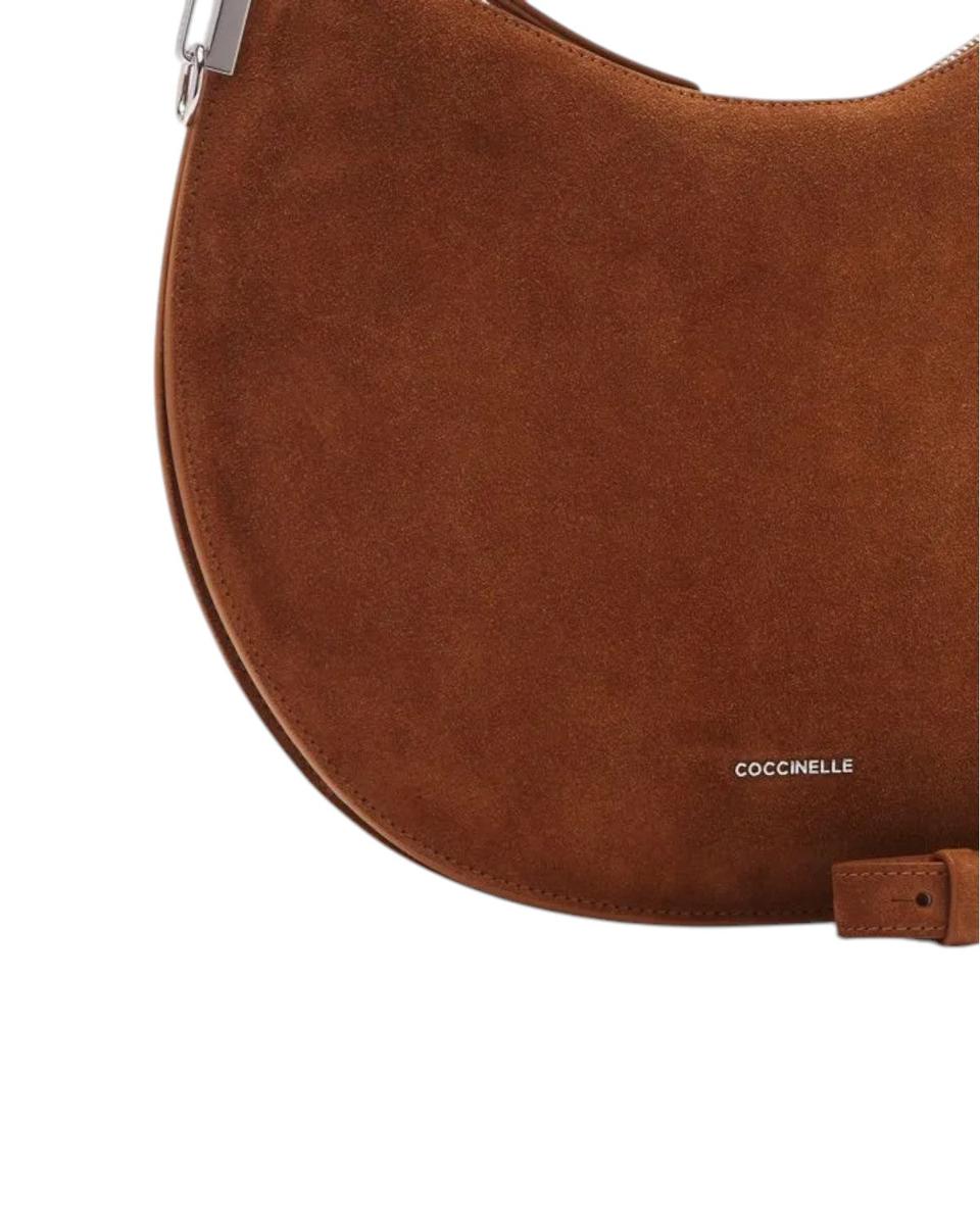 Coccinelle Sunup Suede Medium-Coccinelle-Borse a spalla-Vittorio Citro Boutique