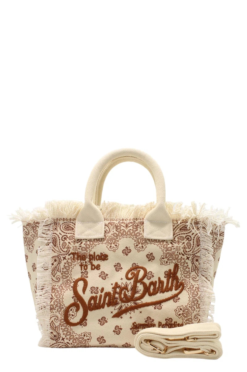 Colette in canvas stampa bandana-Mc2 Saint Barth-Borse a mano-Vittorio Citro Boutique