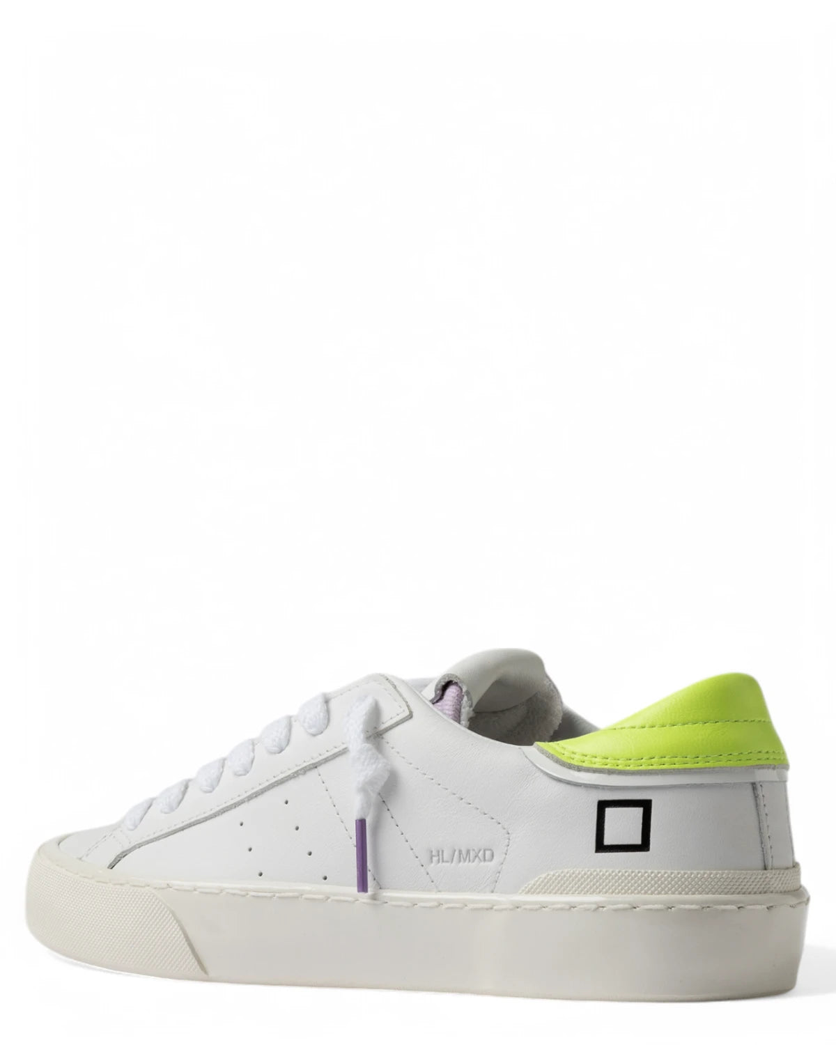 Sneakers Hill Low Mixed White-Yellow-D.A.T.E.-Sneakers-Vittorio Citro Boutique