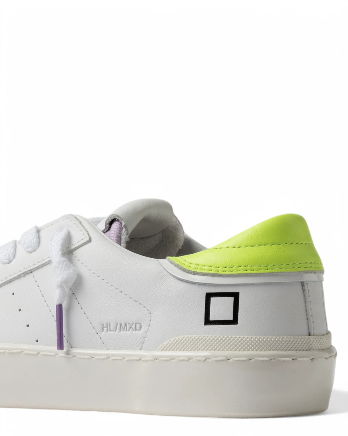 Sneakers Hill Low Mixed White-Yellow-D.A.T.E.-Sneakers-Vittorio Citro Boutique