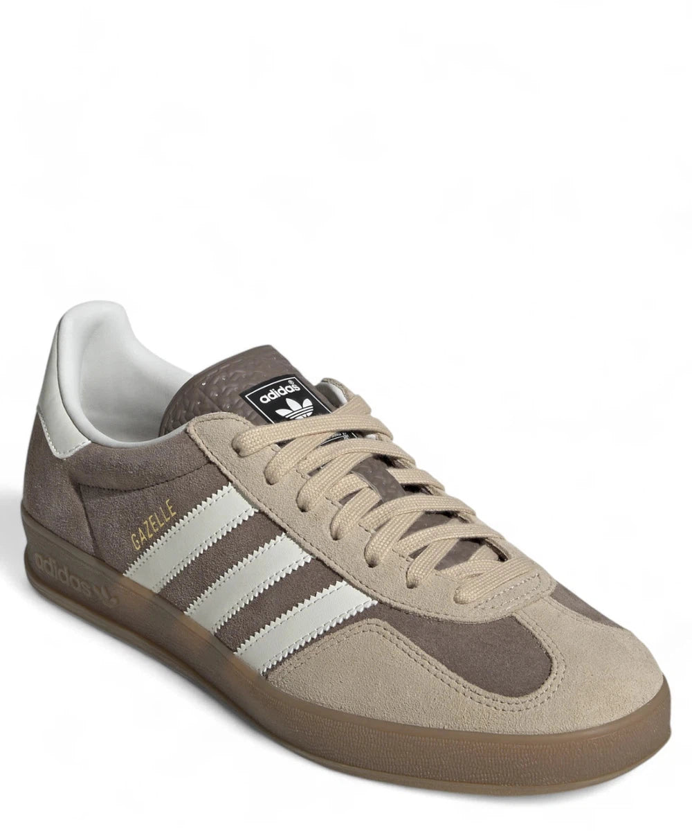 Adidas Gazelle Indoor Uomo Sneakers Vintage in Suede Marrone Vittoriocitro