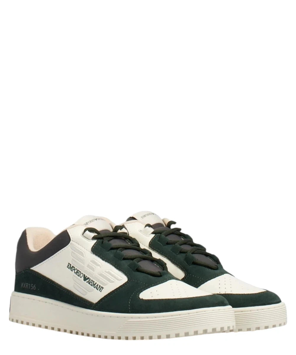 Sneakers con Logo Aquila Laterale-Emporio Armani-Sneakers-Vittorio Citro Boutique