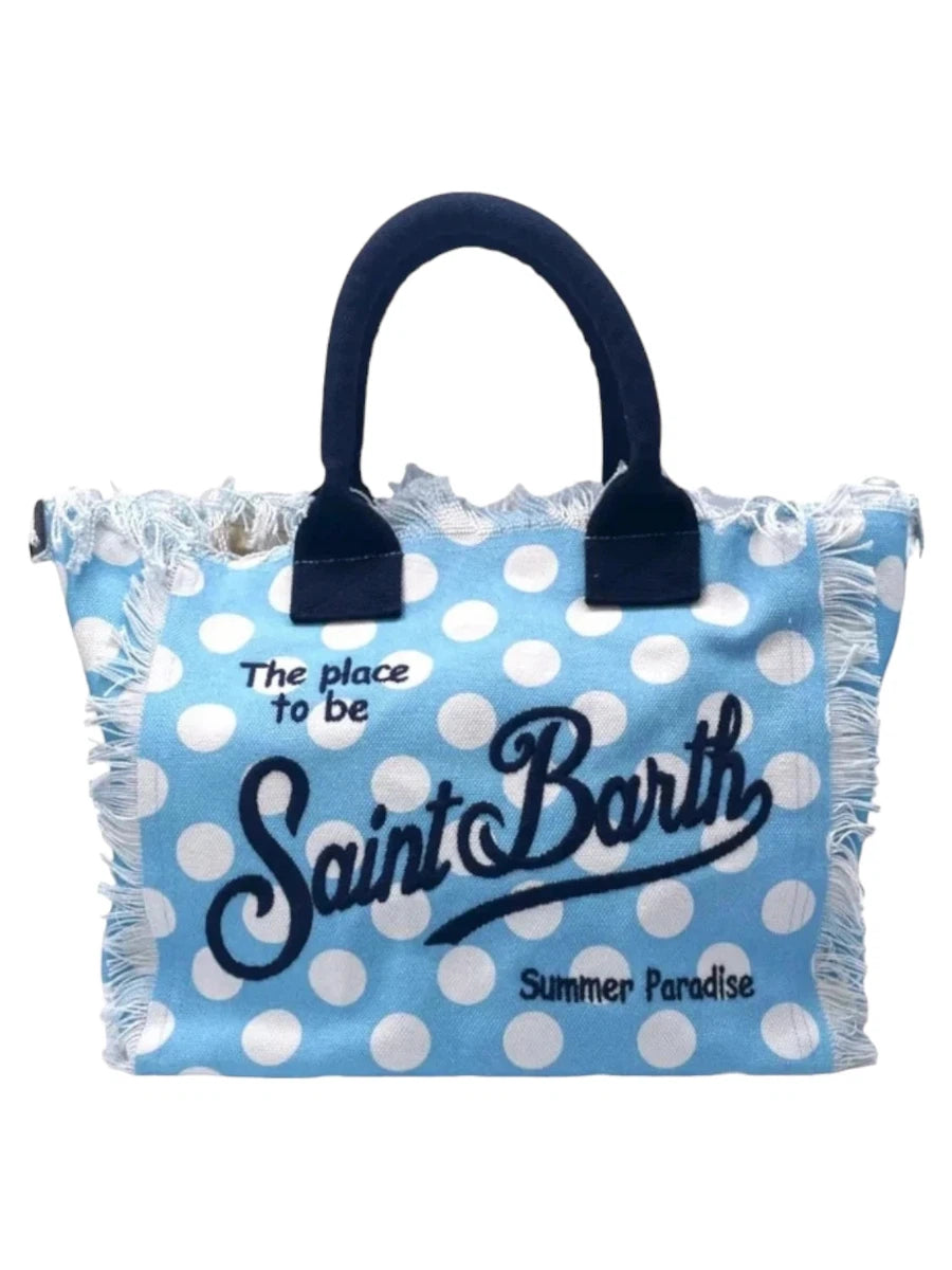 Borsa Tote Vanity a Pois-Borse a mano-Mc2 Saint Barth-Vittorio Citro Boutique