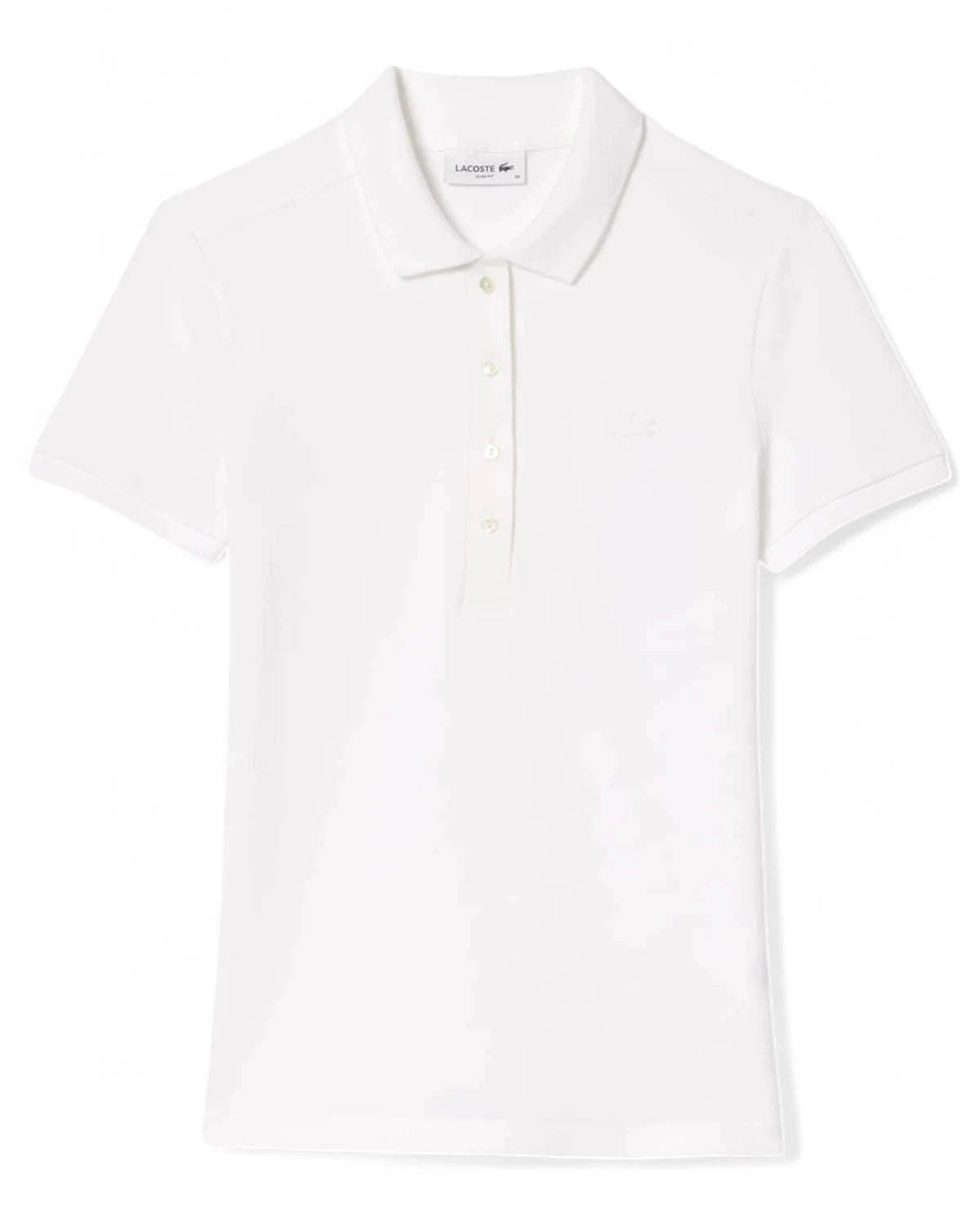 Polo da Donna Lacoste Slim Fit in Piqué di Cotone Stretch-LACOSTE-Polo-Vittorio Citro Boutique