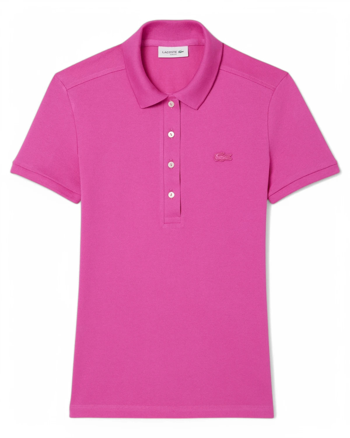 Polo da Donna Lacoste Slim Fit in Piqué di Cotone Stretch-LACOSTE-Polo-Vittorio Citro Boutique