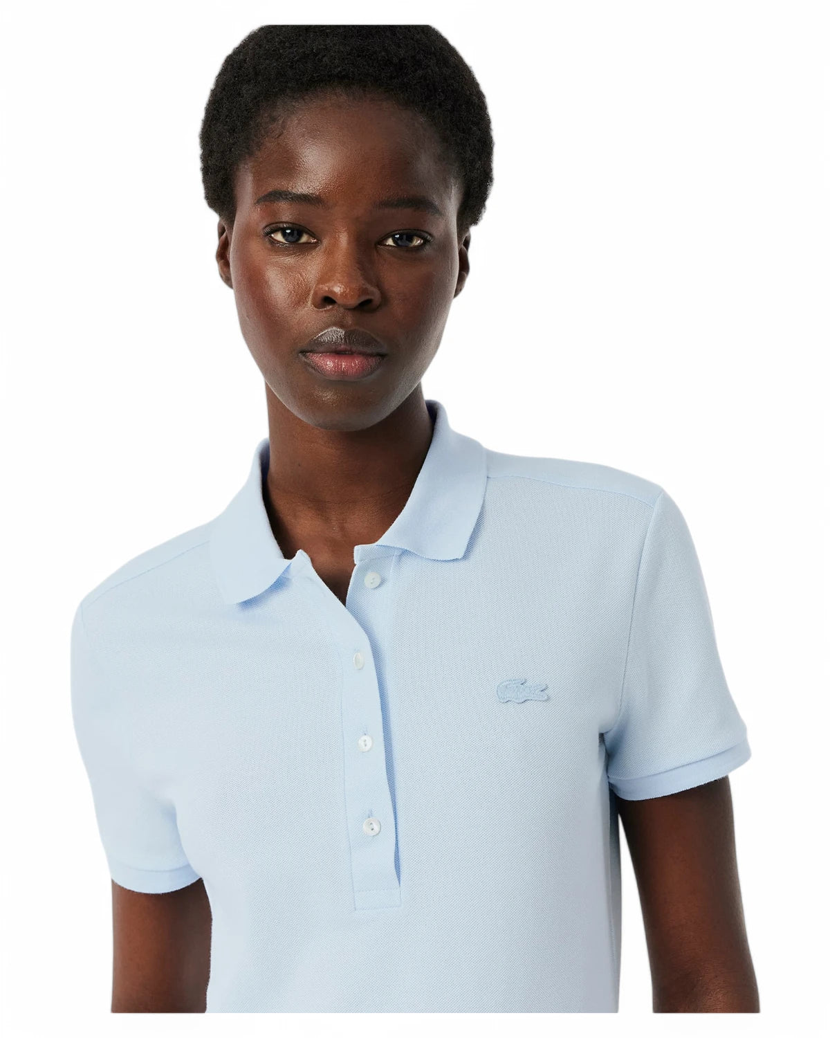 Polo da Donna Lacoste Slim Fit in Piqué di Cotone Stretch-LACOSTE-Polo-Vittorio Citro Boutique