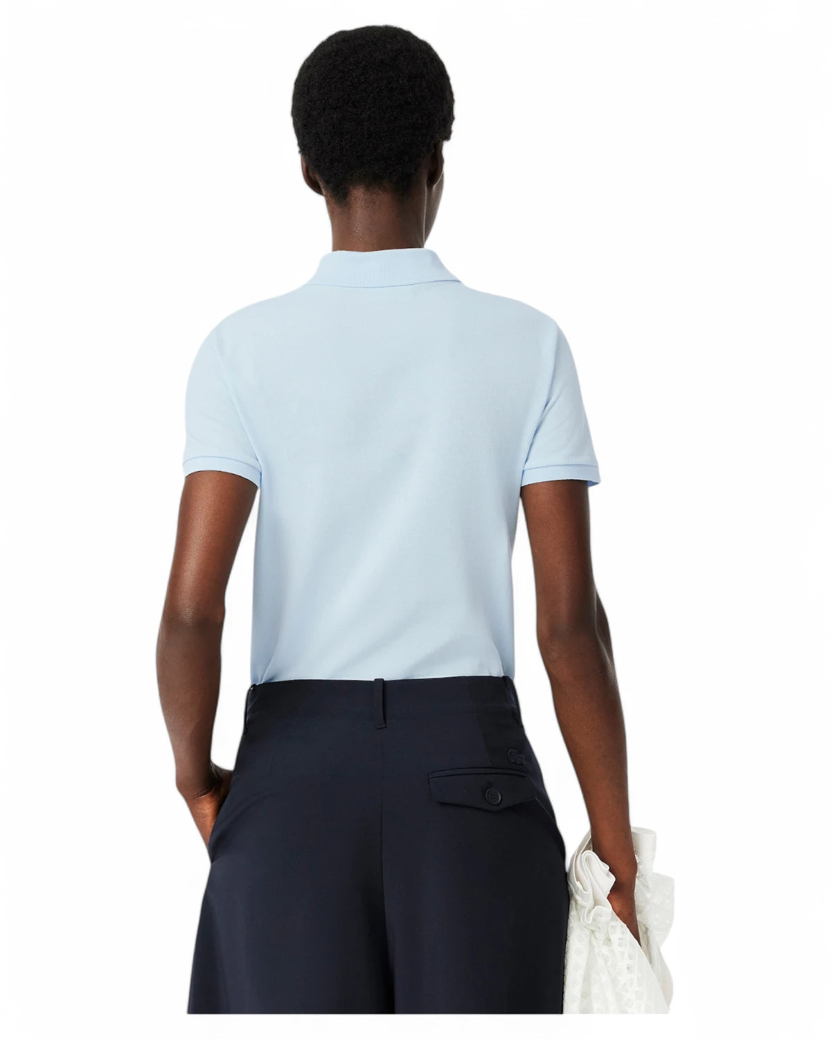 Polo da Donna Lacoste Slim Fit in Piqué di Cotone Stretch-LACOSTE-Polo-Vittorio Citro Boutique