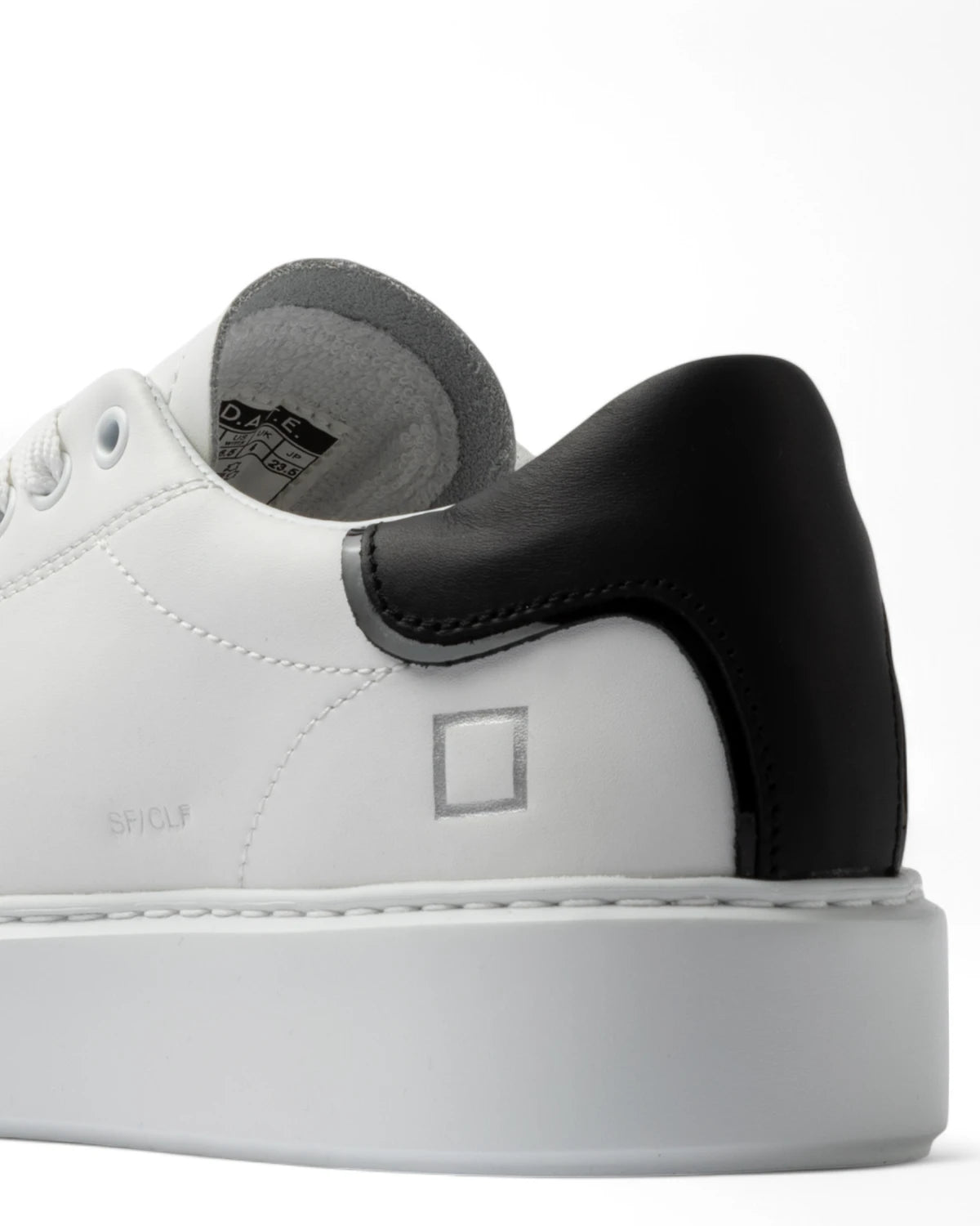 Sneakers D.A.T.E. Sfera Calf White-Black-D.A.T.E.-Sneakers-Vittorio Citro Boutique