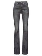 Jeans Flora Flare-Fit in Denim Vintage Grigio-Pinko-Jeans-Vittorio Citro Boutique