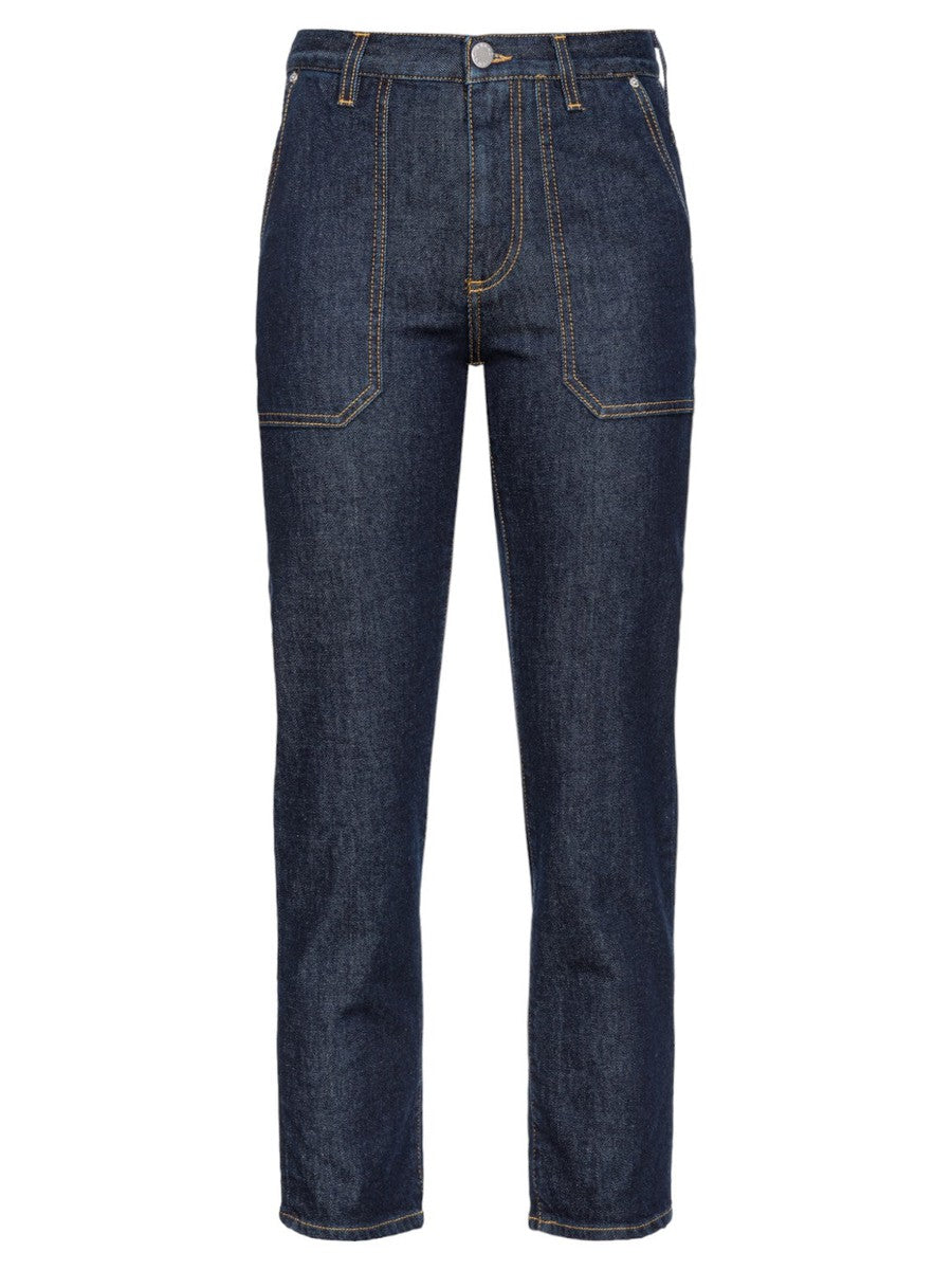 Jeans Chino in Denim Scuro Blu Modello Cloe-Pinko-Jeans-Vittorio Citro Boutique