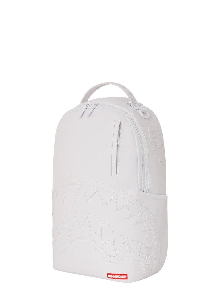 Zaino white c&s shark-Sprayground-Zaini-Vittorio Citro Boutique